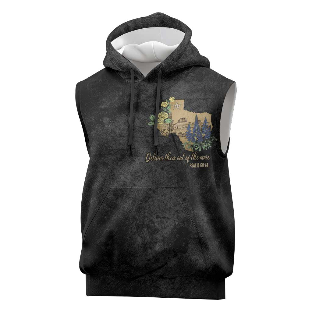 Pray for Texas Sleeveless Hoodie Hill Country Strong - Wonder Print Shop