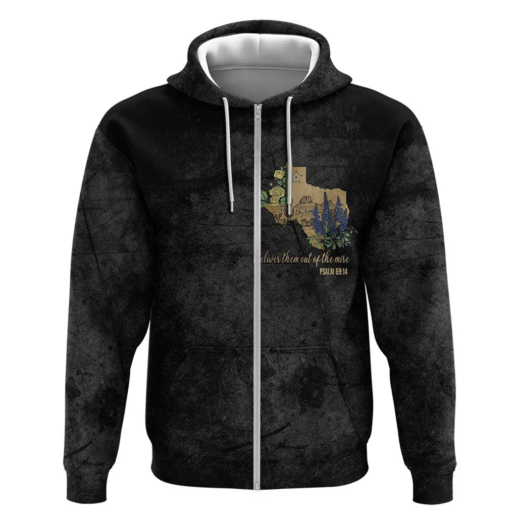 Pray for Texas Zip Hoodie Hill Country Strong - Wonder Print Shop