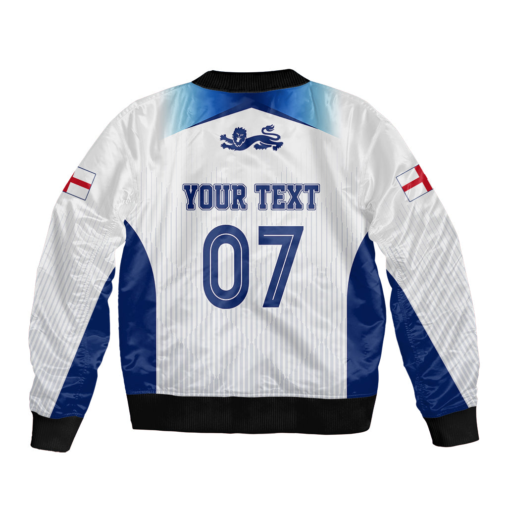 Personalised England Football Bomber Jacket The Lionesses Women World Cup 2023 LT7 - Wonder Print Shop