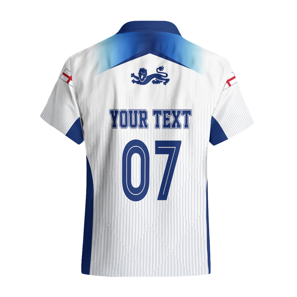 Personalised England Football Hawaiian Shirt The Lionesses Women World Cup 2023 - Wonder Print Shop