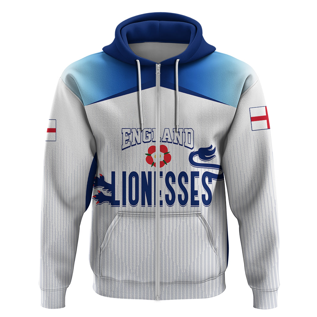 Personalised England Football Hoodie The Lionesses Women World Cup 2023 - Wonder Print Shop