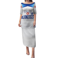 Personalised England Football Puletasi The Lionesses Women World Cup 2023 - Wonder Print Shop