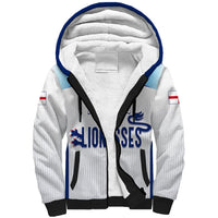 Personalised England Football Sherpa Hoodie The Lionesses Women World Cup 2023 - Wonder Print Shop