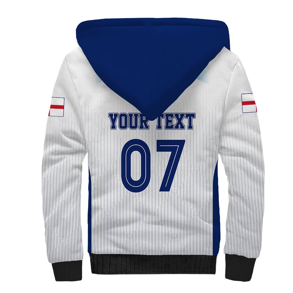 Personalised England Football Sherpa Hoodie The Lionesses Women World Cup 2023 - Wonder Print Shop