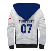 Personalised England Football Sherpa Hoodie The Lionesses Women World Cup 2023 - Wonder Print Shop