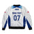 Personalised England Football Sleeve Zip Bomber Jacket The Lionesses Women World Cup 2023 - Wonder Print Shop