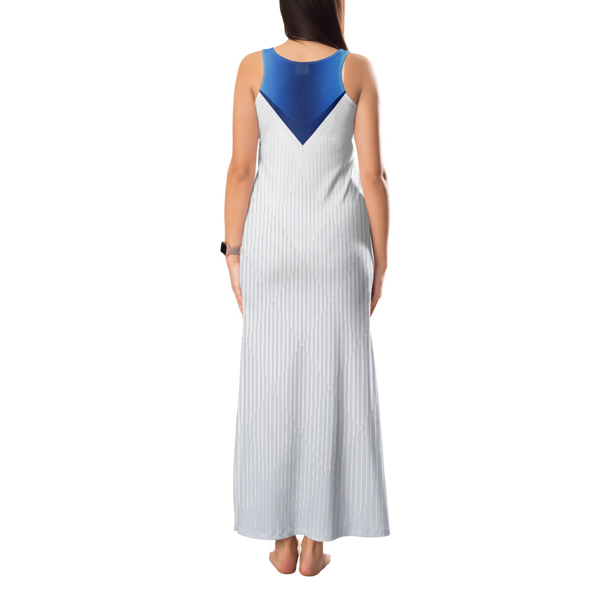 Personalised England Football Tank Maxi Dress The Lionesses Women World Cup 2023 - Wonder Print Shop