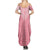 Personalised New Zealand Summer Maxi Dress Pink Ribbon Tattoo Mix Silver Fern - Wonder Print Shop
