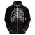 In October We Wear Pink Breast Cancer Awareness Hoodie Skull and Roses - Black - Wonder Print Shop