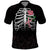 In October We Wear Pink Breast Cancer Awareness Polo Shirt Skull and Roses - Black - Wonder Print Shop