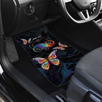 Fight Cancer In All Colors Car Mats Whimsical Butterflies LT7 - Wonder Print Shop