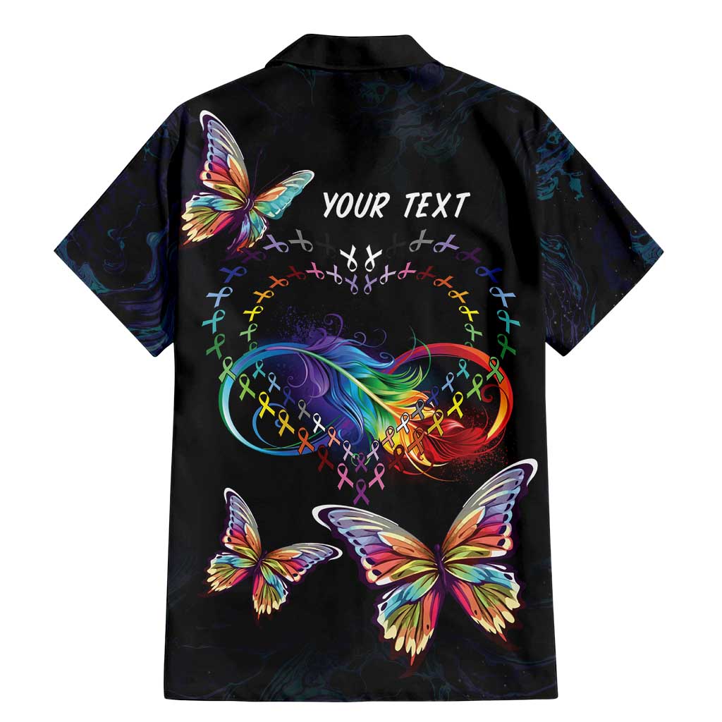 Fight Cancer In All Colors Family Matching Mermaid Dress and Hawaiian Shirt Whimsical Butterflies LT7 - Wonder Print Shop