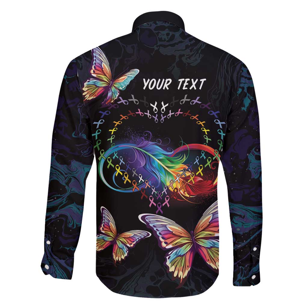 Fight Cancer In All Colors Family Matching Puletasi and Hawaiian Shirt Whimsical Butterflies - Wonder Print Shop