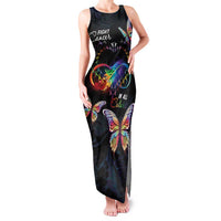 Fight Cancer In All Colors Family Matching Tank Maxi Dress and Hawaiian Shirt Whimsical Butterflies - Wonder Print Shop