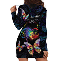 Fight Cancer In All Colors Hoodie Dress Whimsical Butterflies - Wonder Print Shop