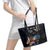 Fight Cancer In All Colors Leather Tote Bag Whimsical Butterflies - Wonder Print Shop