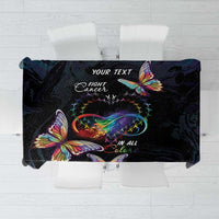 Fight Cancer In All Colors Tablecloth Whimsical Butterflies - Wonder Print Shop