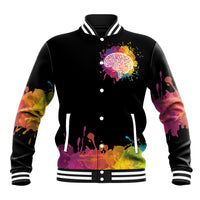 Autism Wired Differently Colors Splash Baseball Jacket LT7 - Wonder Print Shop