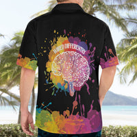 Autism Wired Differently Colors Splash Hawaiian Shirt - Wonder Print Shop