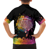 Autism Wired Differently Colors Splash Hawaiian Shirt - Wonder Print Shop