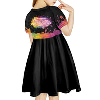 Autism Wired Differently Colors Splash Kid Short Sleeve Dress - Wonder Print Shop