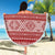 Latvia Jani Midsummer Beach Blanket Red White Latvijas Auseklis