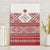 Latvia Jani Midsummer Canvas Wall Art Red White Latvijas Auseklis