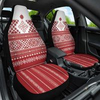 Latvia Jani Midsummer Car Seat Cover Red White Latvijas Auseklis