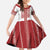 Latvia Jani Midsummer Family Matching Puletasi and Hawaiian Shirt Red White Latvijas Auseklis