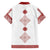 Latvia Jani Midsummer Family Matching Short Sleeve Bodycon Dress and Hawaiian Shirt Red White Latvijas Auseklis