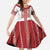 Latvia Jani Midsummer Family Matching Tank Maxi Dress and Hawaiian Shirt Red White Latvijas Auseklis