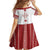 Latvia Jani Midsummer Family Matching Tank Maxi Dress and Hawaiian Shirt Red White Latvijas Auseklis