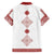 Latvia Jani Midsummer Family Matching Tank Maxi Dress and Hawaiian Shirt Red White Latvijas Auseklis