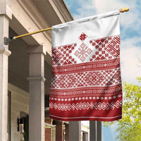 Latvia Jani Midsummer Garden Flag Red White Latvijas Auseklis