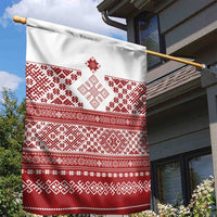 Latvia Jani Midsummer Garden Flag Red White Latvijas Auseklis