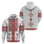 Latvia Jani Midsummer Hoodie Red White Latvijas Auseklis