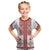 Latvia Jani Midsummer Kid T Shirt Red White Latvijas Auseklis