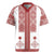Latvia Jani Midsummer Rugby Jersey Red White Latvijas Auseklis