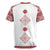 Latvia Jani Midsummer Rugby Jersey Red White Latvijas Auseklis