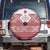 Latvia Jani Midsummer Spare Tire Cover Red White Latvijas Auseklis