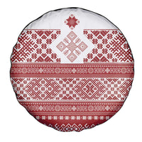 Latvia Jani Midsummer Spare Tire Cover Red White Latvijas Auseklis