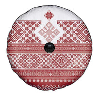 Latvia Jani Midsummer Spare Tire Cover Red White Latvijas Auseklis