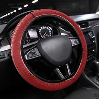 Latvia Jani Midsummer Steering Wheel Cover Red White Latvijas Auseklis