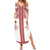 Latvia Jani Midsummer Summer Maxi Dress Red White Latvijas Auseklis