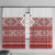 Latvia Jani Midsummer Window Curtain Red White Latvijas Auseklis