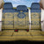 Latvia Jani Midsummer Back Car Seat Cover Blue Gold Latvijas Auseklis