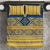 Latvia Jani Midsummer Bedding Set Blue Gold Latvijas Auseklis