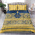 Latvia Jani Midsummer Bedding Set Blue Gold Latvijas Auseklis