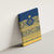 Latvia Jani Midsummer Canvas Wall Art Blue Gold Latvijas Auseklis
