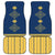 Latvia Jani Midsummer Car Mats Blue Gold Latvijas Auseklis